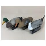 Flambeau Resin Decoy Ducks / 3 pc