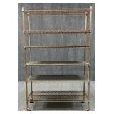 Rolling Metal Storage Rack
