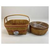 Longaberger Baskets/ 2 pc