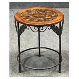Wood & Metal Side Table