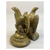 Plaster Eagle Book Ends