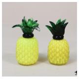 Art Glass Pineapples / 2 pc