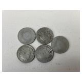 V Nickels/ 5 pc