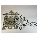 Metal Wall Decor/ 2 pc