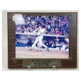 Don Mattingly 1985 Plaque Set Signed Photo