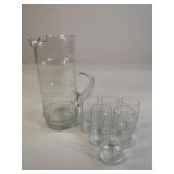 Glass & Pitcher Set