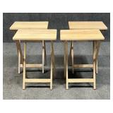 Four Tray Tables w/Stand