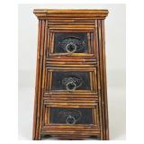 Pagoda Style Mini Chest of Drawers