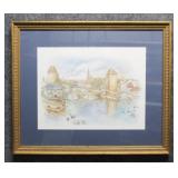 'Strausberg' Print by Bernadette Voz