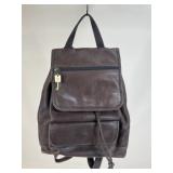 Fossil Leather Backpack