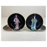 WMG Geisha Plates/ 4 pc