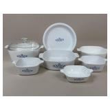 CorningWare 'Blue Corn Flower' Bakeware / 7 pc
