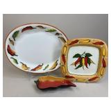 Clay Art Ceramic Dishware + / 3 pc