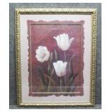 'Tulip Floral' Print by  V. Flasch