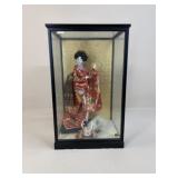 Geisha Doll in Case