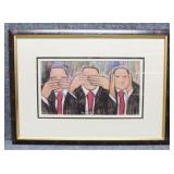 'My Accountant' Print by Davis Ross