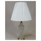 Glass & Metal Lamp