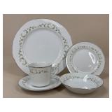 Sheffield 'Elegance' China Set / 60 pc