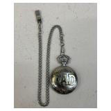Metal 'Dad' Pocket Watch