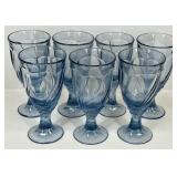 Noritake Sweet- Swirl Goblets / 7 pc
