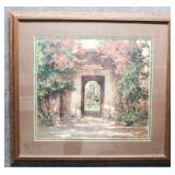 'Floral Doorway' Print by Cyrus Afsary