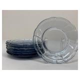 Noritake Sweet Swirl Luncheon Plates / 7 pc