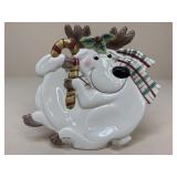 Fitz & Floyd Canapï¿½ Plate 'Plaid Christmas'