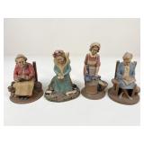 Tom Clark Figures/ 4 pc