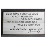 'Joshua 1:9' Wall Decor