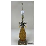 Glass & Metal Lamp