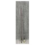 Zebco & Shakespeare 6 ft Fishing Poles / 2 PC