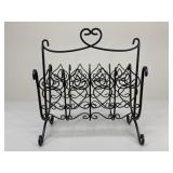 Wrought Iron Magazine Rack
