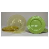 Glass Chargers / 6 pc