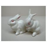 Goebel Porcelain Rabbit Figurines / 2 pc