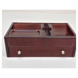Wooden Dresser Top Valet