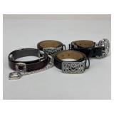 Sz. 34 Brighton Belts / 4 pc