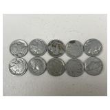 Buffalo Nickels/ 10 pc