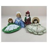 Madame Alexander Dolls/ 4 pc