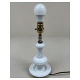Milk Glass Lamp