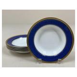 Coalport "Athlone-Blue" Bowls / 6 pc
