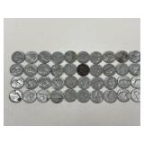 Jefferson Nickels Pre 1964/ 40 pc
