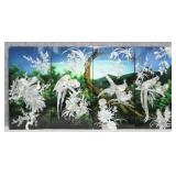 Lacquer Painting w/ Mother of Pearl Inlay