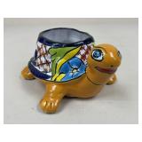 Talavera Ceramic Turtle Planter