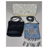 Beaded Evening Bags / 3 pc