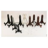 Plate Stands/Easels / 14 Pc