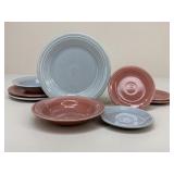 Fiesta Plates & Bowls / 9 pc