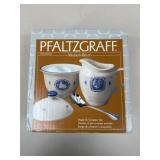 Pfaltzgraff Maison Blue Sugar & Creamer Set