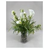 Artificial Arrangement In Glass Vase