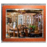 Budinga Wood Framed Beveled Mirror
