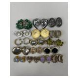 Clip On Earrings/ 16 Pairs